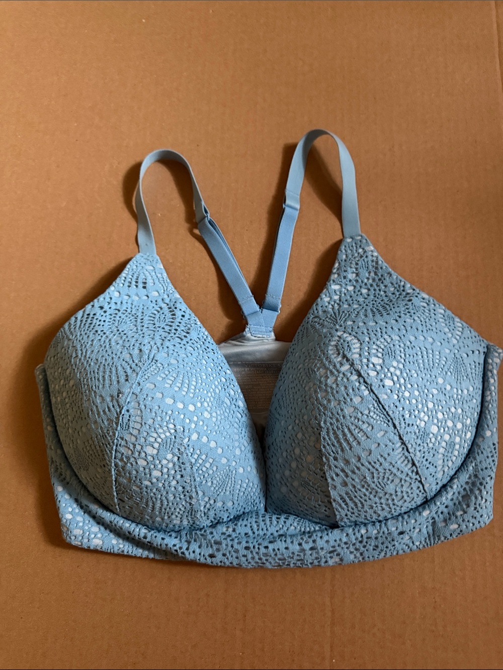 Victoria's Secret Light Blue Lace Bralette